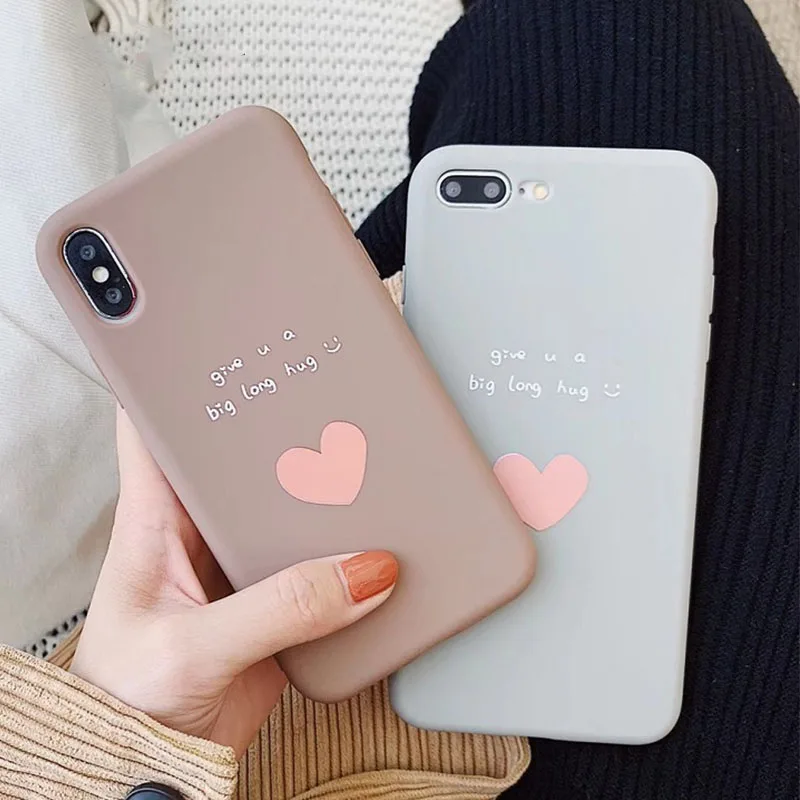 Japan Korea love heart soft silicon Case For iphone 7 7plus 6 6s 8 Plus cases Letter Patterned Cover For iphone XS Max XR X Capa
Japan Korea love heart soft silicon Case For iphone 7 7plus 6 6s 8 Plus cases Letter Patterned Cover For iphone XS Max XR X Capa