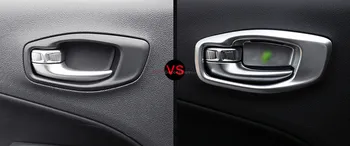 Accessories Matte abs Interior Inner Door Handle Bowl Frame 4pcs for Jeep Compass 2017 2018 
Accessories Matte abs Interior Inner Door Handle Bowl Frame 4pcs for Jeep Compass 2017 2018