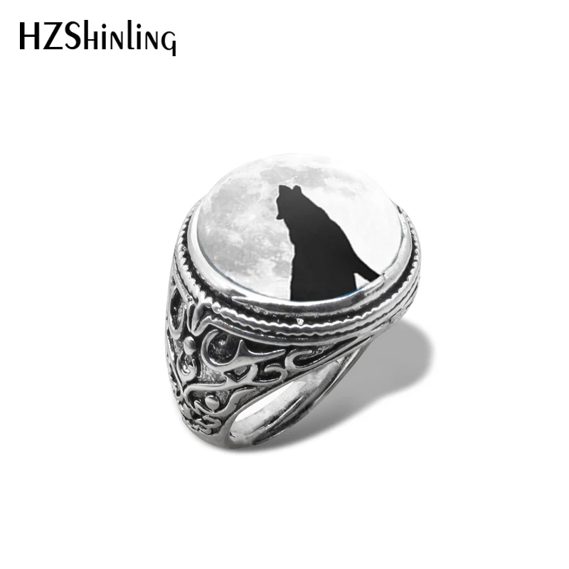 2019 New Howling Wolf Vintage Ring Full Moon Vintage Rings Hand Craft Jewelry Glass Dome Cabochon
2019 New Howling Wolf Vintage Ring Full Moon Vintage Rings Hand Craft Jewelry Glass Dome Cabochon