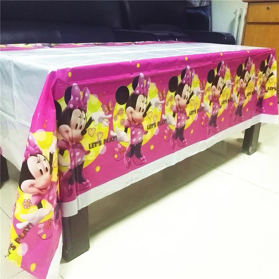 108cm*180cm Minnie Mouse Party Supplies Tablecloth Decorations Table Cloth minnie supplies Birthday Party Decorations 3
108cm*180cm Minnie Mouse Party Supplies Tablecloth Decorations Table Cloth minnie supplies Birthday Party Decorations 3