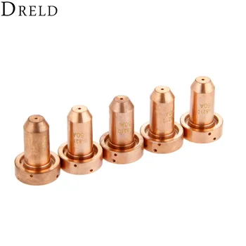 DRELD 5Pcs Plasma Nozzle Tip 9-8210 For SL60 SL100 Plasma Cutter Torch Consumables Accessories 60A Welding Soldering Supplies
DRELD 5Pcs Plasma Nozzle Tip 9-8210 For SL60 SL100 Plasma Cutter Torch Consumables Accessories 60A Welding Soldering Supplies