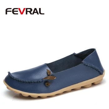 FEVRAL New Women Real Leather Shoes Moccasins Mother Loafers Soft Leisure Flats Female Casual Footwear Size 34-44 In 20 Colors
FEVRAL New Women Real Leather Shoes Moccasins Mother Loafers Soft Leisure Flats Female Casual Footwear Size 34-44 In 20 Colors