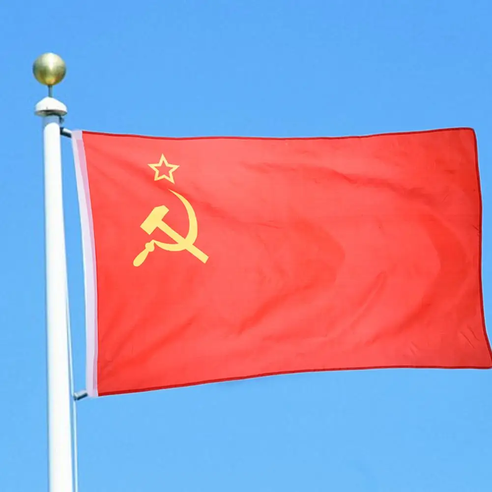 90*150cm Revolution Union Of Soviet Socialist Republics USSR FLAG Russian Soviet Union Flag Soviet Flag Home Decoration
90*150cm Revolution Union Of Soviet Socialist Republics USSR FLAG Russian Soviet Union Flag Soviet Flag Home Decoration