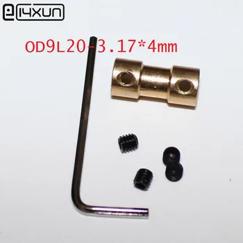 6sets OD9L20 3.17x4mm rigid metre motor coupler 3.17mm to 4mm coupling transmission parts connector HM Accessories
6sets OD9L20 3.17x4mm rigid metre motor coupler 3.17mm to 4mm coupling transmission parts connector HM Accessories