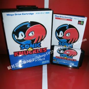Sega MD game - Sonic & Knuckles with Box and Manual for 16 bit Sega MD game Cartridge Megadrive Genesis system
Sega MD game - Sonic & Knuckles with Box and Manual for 16 bit Sega MD game Cartridge Megadrive Genesis system