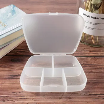 1PC 5-Slot White Translucent Plastic Matte Portable Practical Mini Travel Pills Medicine Tools Simple
1PC 5-Slot White Translucent Plastic Matte Portable Practical Mini Travel Pills Medicine Tools Simple