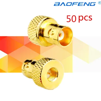 50pcs SMA Male To BNC Female Antenna Adapter For Yaesu Vertex Icom Kenwood Baofeng UV-5R KG-UV6D KG-UV8D TH-UVF1 Radio
50pcs SMA Male To BNC Female Antenna Adapter For Yaesu Vertex Icom Kenwood Baofeng UV-5R KG-UV6D KG-UV8D TH-UVF1 Radio