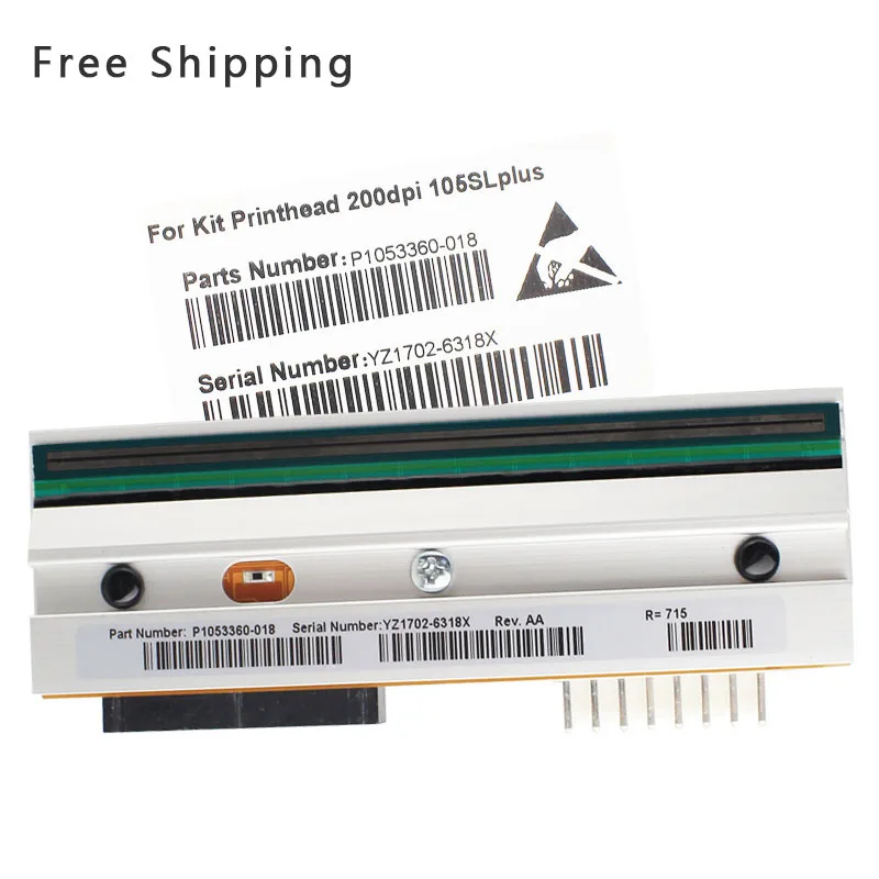 New A+ Quality Thermal Printhead P1053360-018 For Zebra 105SL Plus 200dpi Barcode Label Printer Spare Parts,90days Warranty
New A+ Quality Thermal Printhead P1053360-018 For Zebra 105SL Plus 200dpi Barcode Label Printer Spare Parts,90days Warranty