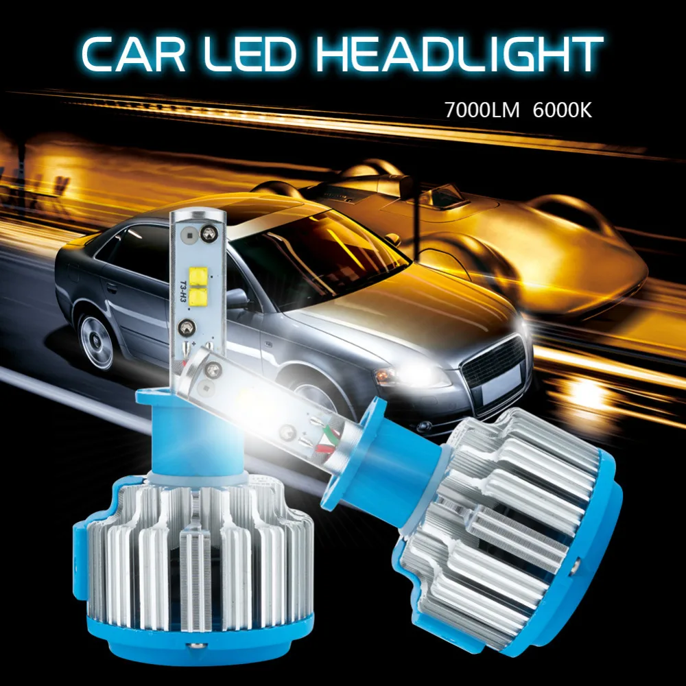 2pcs Car Led Light 70W 7000LM Headlight Led H3 6000K White Bulb for Automotives Headlamp Fog lamp
2pcs Car Led Light 70W 7000LM Headlight Led H3 6000K White Bulb for Automotives Headlamp Fog lamp