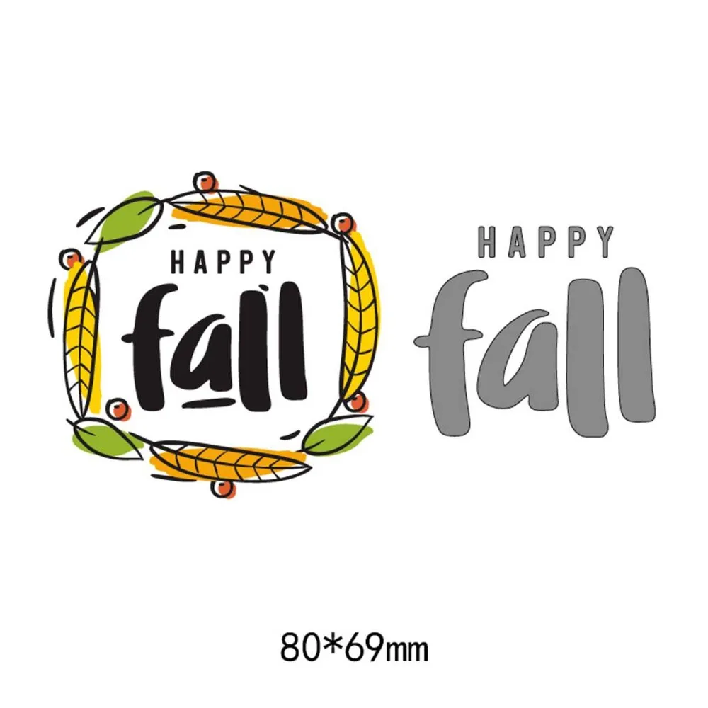 happy fall letters Metal Cutting Dies Stencils For DIY Scrapbooking Decorative Embossing Suit Paper Cards new hot 80*69mm
happy fall letters Metal Cutting Dies Stencils For DIY Scrapbooking Decorative Embossing Suit Paper Cards new hot 80*69mm