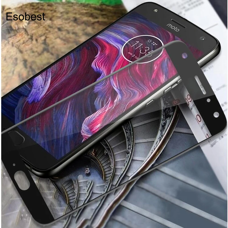 Esobest 2pcs 2.5D Full coverage premium Glass film for Motorola Moto X4 tempered glass screen protector edge to edge protection
Esobest 2pcs 2.5D Full coverage premium Glass film for Motorola Moto X4 tempered glass screen protector edge to edge protection