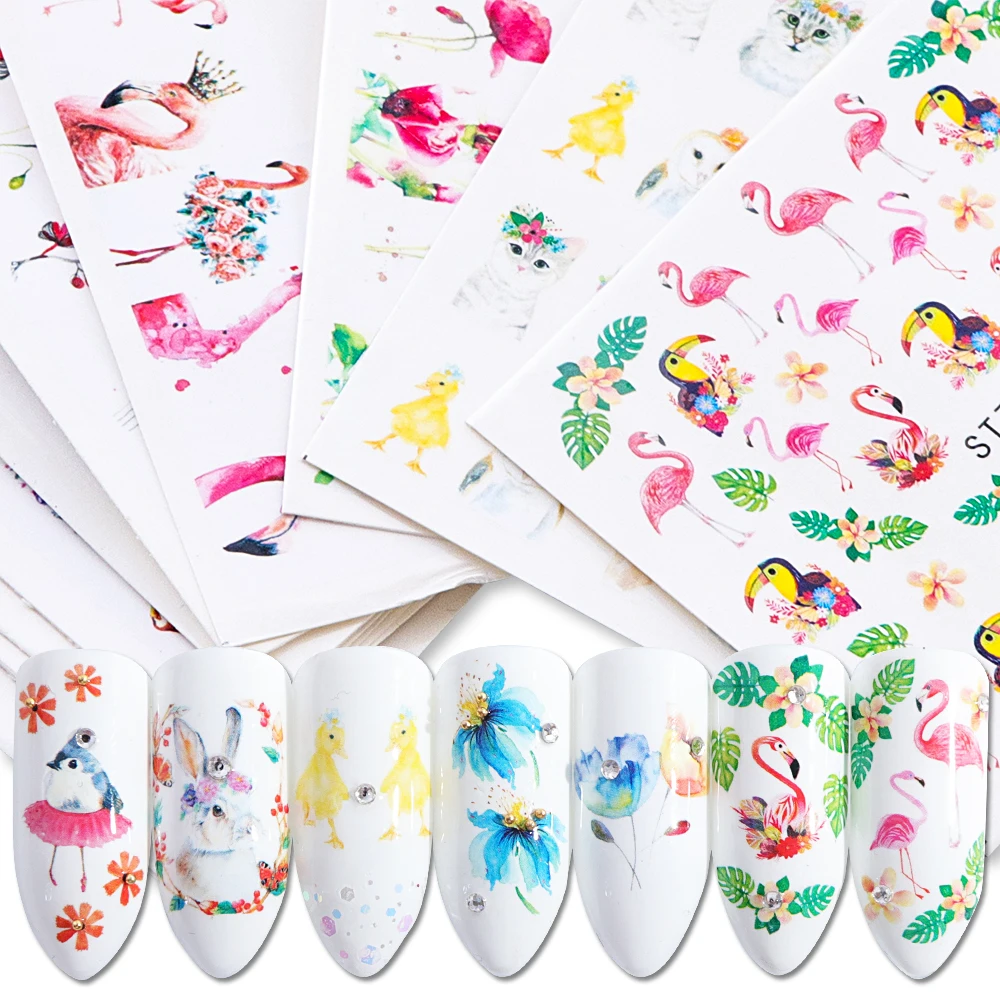 1pcs Water Decals Tropical Flamingo Nail Art Sticker Slider Animal Series Flower Pattern Tattoo Watermark Decor Tip JISTZ659-673
1pcs Water Decals Tropical Flamingo Nail Art Sticker Slider Animal Series Flower Pattern Tattoo Watermark Decor Tip JISTZ659-673