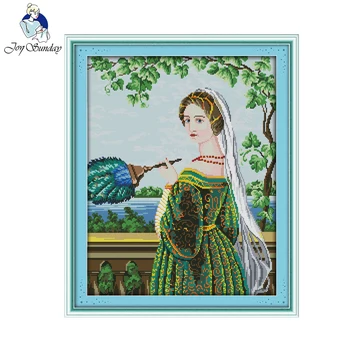 Joy Sunday Green Skirt Woman Counted Cross Stitch 11CT 14CT Cross Stitch Cross Stitch Kits Embroidery for Home Decor Needlework
Joy Sunday Green Skirt Woman Counted Cross Stitch 11CT 14CT Cross Stitch Cross Stitch Kits Embroidery for Home Decor Needlework