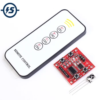 Electronic DIY Kit 4-Channel Infrared Receiver Learning Module + 4-Key Remote Control 3-5V
Electronic DIY Kit 4-Channel Infrared Receiver Learning Module + 4-Key Remote Control 3-5V