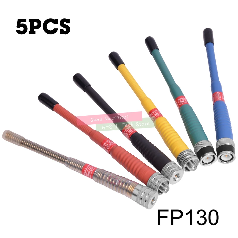 5PCS Dual Band 136-174&400-520MHz Walkie Talkie Antenna For Icom Vertex Baofeng UV-5R BF-888S UV-8D SMA-F Two Way Radio Antenna
5PCS Dual Band 136-174&400-520MHz Walkie Talkie Antenna For Icom Vertex Baofeng UV-5R BF-888S UV-8D SMA-F Two Way Radio Antenna