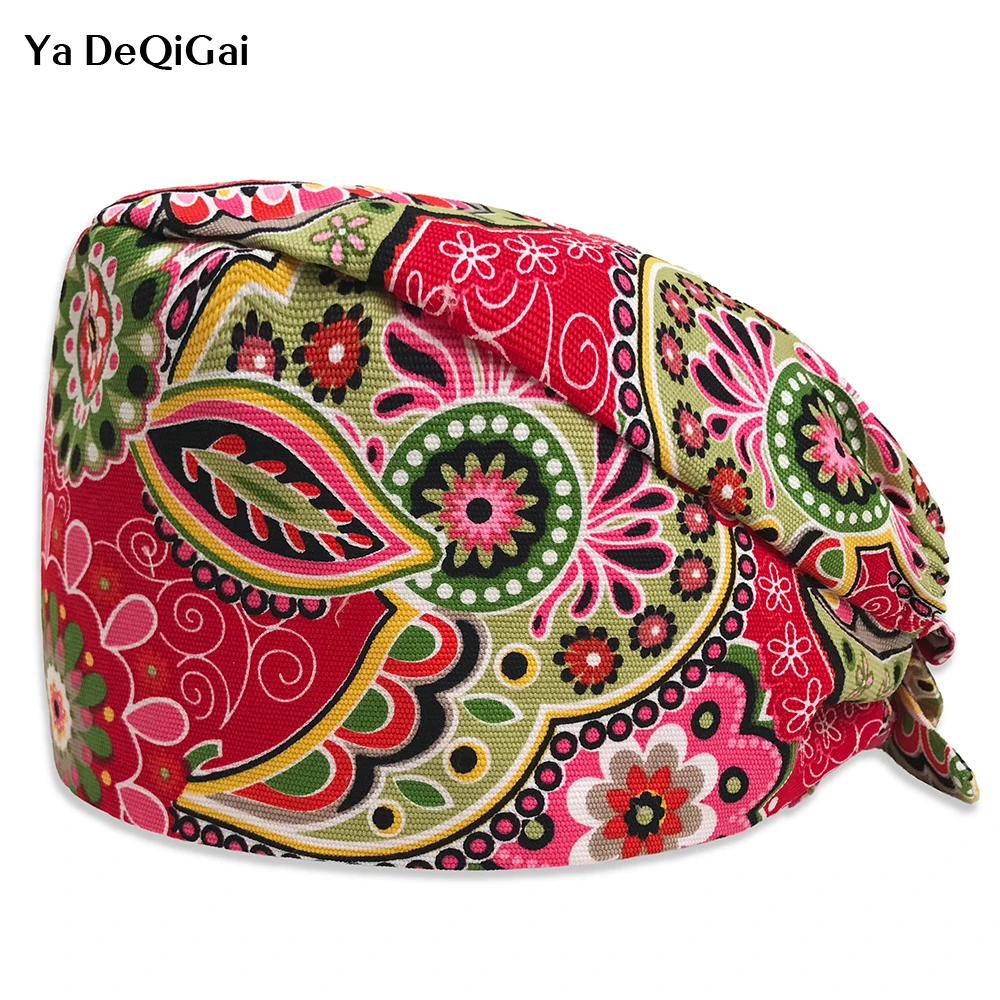 Doctor Surgical Scrub Cap Unisex Hospital Adjustable Medical Caps Scrub Lab Clinic Dental Operation Vintage printing Nurse Hats
Doctor Surgical Scrub Cap Unisex Hospital Adjustable Medical Caps Scrub Lab Clinic Dental Operation Vintage printing Nurse Hats