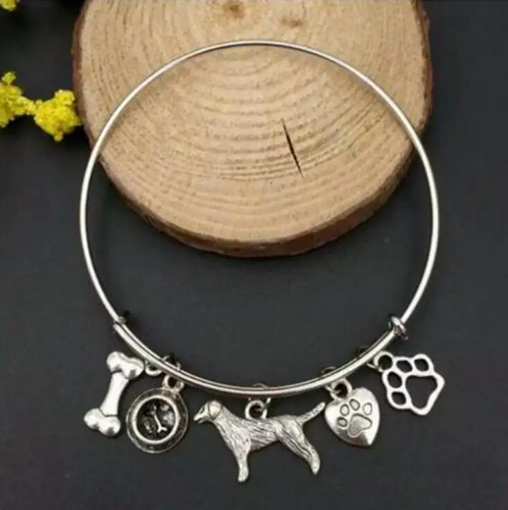 Retriever Labrador Pet Puppy Pug Chihuahua Greyhound Dachshund/Dog paw print Bone dog bowl Pendant Bracelets&Bangles Jewelry
Retriever Labrador Pet Puppy Pug Chihuahua Greyhound Dachshund/Dog paw print Bone dog bowl Pendant Bracelets&Bangles Jewelry