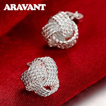 Aravant 925 Silver Jewelry Fashion Woven Net Stud Earring For Women Silver Earrings Jewelry Gift
Aravant 925 Silver Jewelry Fashion Woven Net Stud Earring For Women Silver Earrings Jewelry Gift
