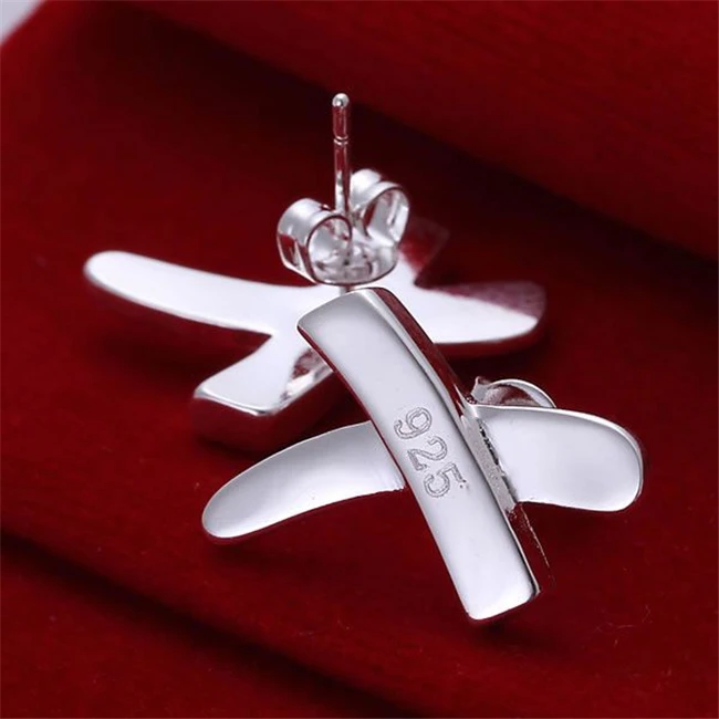 Hot Selling Wholesale 925 Free Shipping Silver Earrings For Woman Girls 925 Fashion Jewelry X Shape Earrings/DFSAFEW LKNSPCE019
Hot Selling Wholesale 925 Free Shipping Silver Earrings For Woman Girls 925 Fashion Jewelry X Shape Earrings/DFSAFEW LKNSPCE019