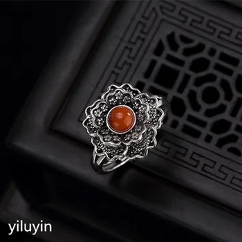KJJEAXCMY boutique jewelry S925 pure silver peony natural red agate, retro personality opening lady ring finger ring
KJJEAXCMY boutique jewelry S925 pure silver peony natural red agate, retro personality opening lady ring finger ring
