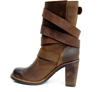 sapato feminino balck brown genuine leather chunky high heels botas buckle strap western cowboy boots rain boots woman shoes
sapato feminino balck brown genuine leather chunky high heels botas buckle strap western cowboy boots rain boots woman shoes