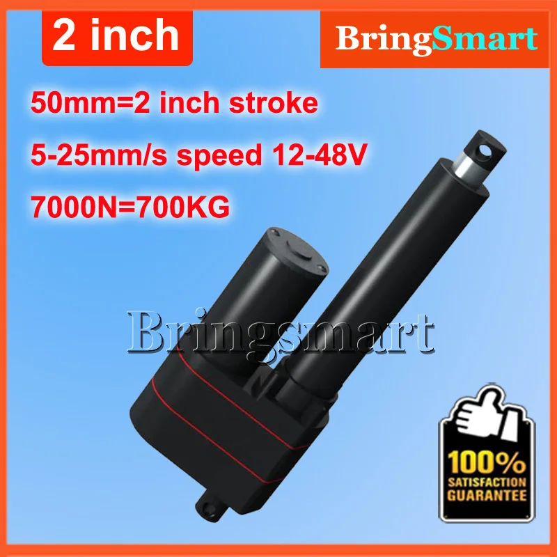 Wholesale 12V Linear Actuator 50mm 2 inch stroke 7000N 700KG Load Waterproof 36v Tubular Motor 48v Mini Electric Actuator 24v
Wholesale 12V Linear Actuator 50mm 2 inch stroke 7000N 700KG Load Waterproof 36v Tubular Motor 48v Mini Electric Actuator 24v