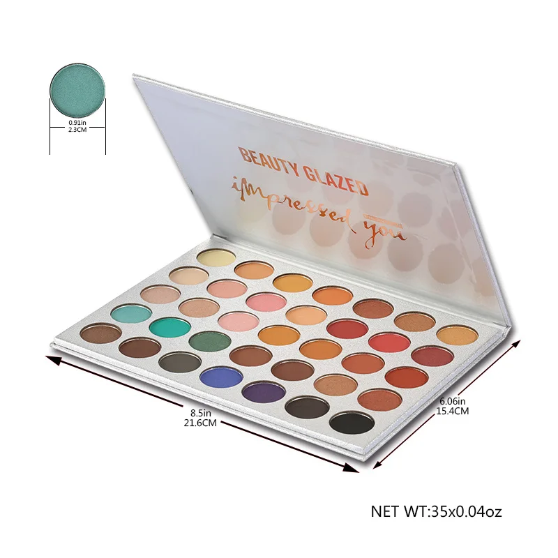BEAUTY GLAZED Whosale 35 Color Makeup Shimmer Matte Eyeshadow Palette Face Waterproof Eye Shadow Pallete DHL Free
BEAUTY GLAZED Whosale 35 Color Makeup Shimmer Matte Eyeshadow Palette Face Waterproof Eye Shadow Pallete DHL Free