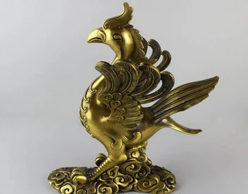 USPS to USA S0950 Chinese Excellent Myth folk brass Phoenix flying beast vermeil sparrow statue
USPS to USA S0950 Chinese Excellent Myth folk brass Phoenix flying beast vermeil sparrow statue