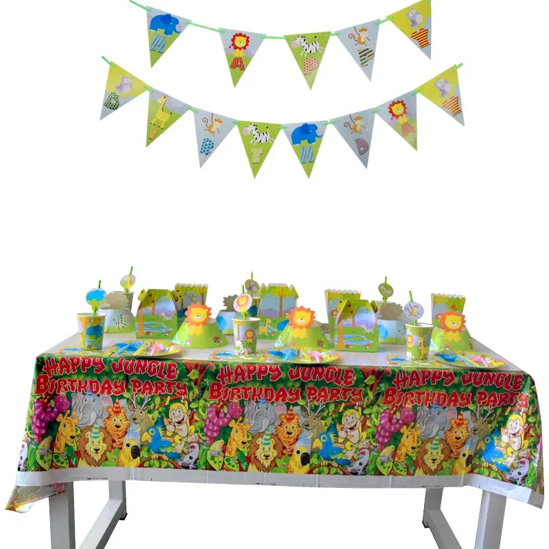 Jungle Party Supplies Safari Animal Balloons Tableware Set Kids Happy Birthday Party Zoo Animal Banner Cake Topper Baby Shower
Jungle Party Supplies Safari Animal Balloons Tableware Set Kids Happy Birthday Party Zoo Animal Banner Cake Topper Baby Shower