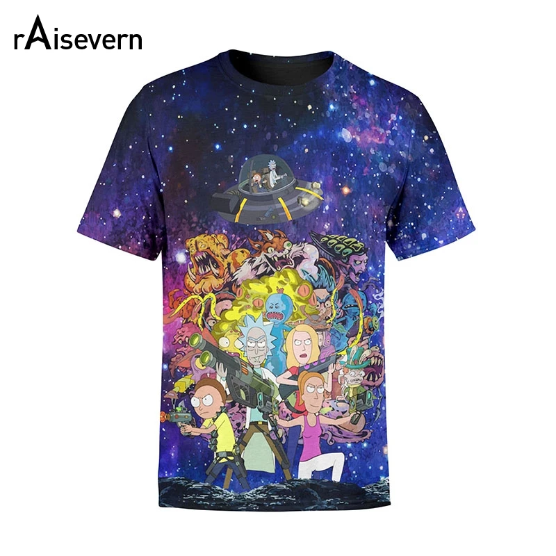 Raisevern Rick And Morty Tshirt Men Women Space Galaxy 3D T Shirts Summer Tops Casual Tee Shirt Unisex Loose T-shirts Dropship
Raisevern Rick And Morty Tshirt Men Women Space Galaxy 3D T Shirts Summer Tops Casual Tee Shirt Unisex Loose T-shirts Dropship