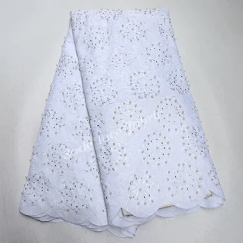 FolaSade white nigerian french laser cut lace fabric Embroidered High Quality African Lace Fabric with stone and beads TZ865
FolaSade white nigerian french laser cut lace fabric Embroidered High Quality African Lace Fabric with stone and beads TZ865
