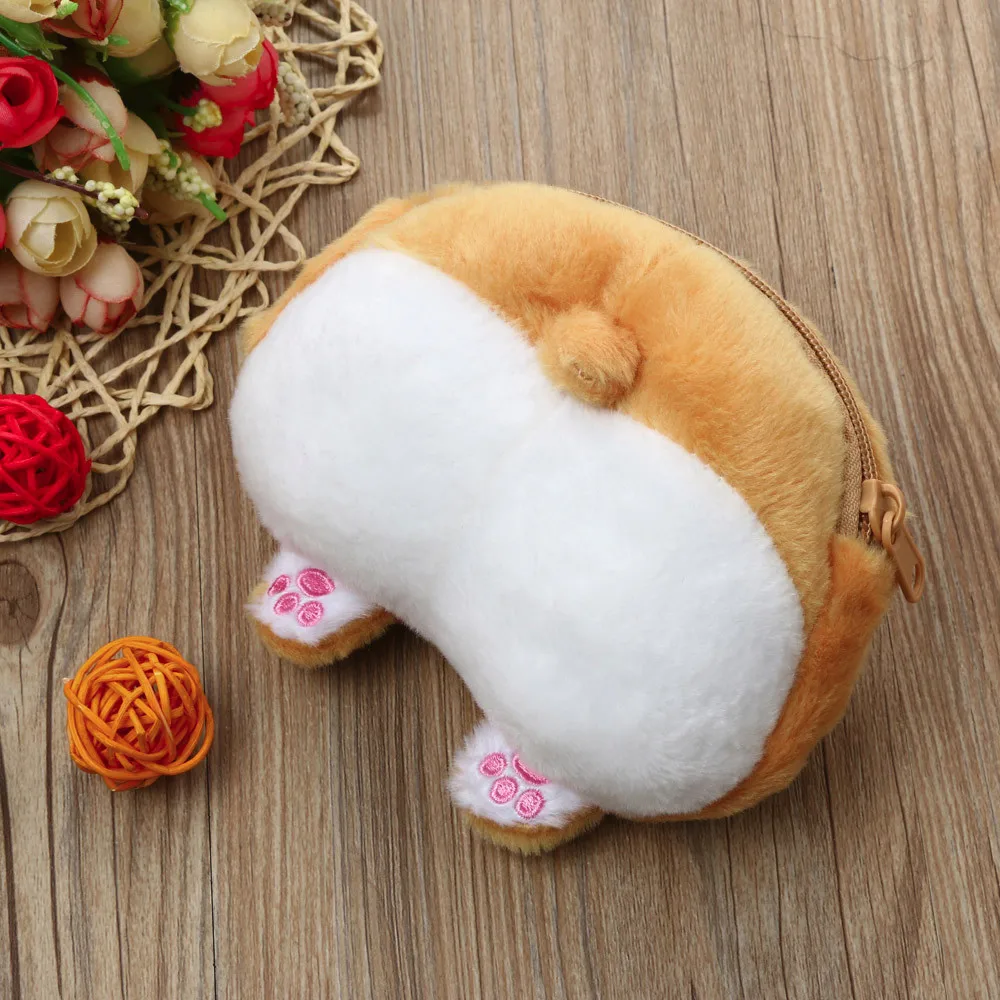 Summer 2019 New Fashion Cute Cartoon Zipper Corgi Dog Butt Coin Purse Mini Plush Money Wallet Versatile small wallet monedero #6
Summer 2019 New Fashion Cute Cartoon Zipper Corgi Dog Butt Coin Purse Mini Plush Money Wallet Versatile small wallet monedero #6