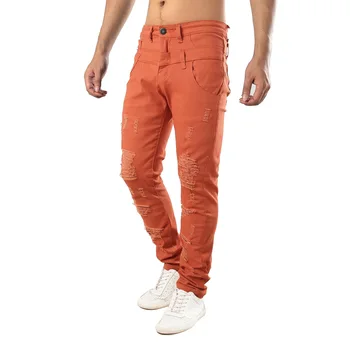 2019 new fashion zipper knee knocked ragged hole high street men's jeans male club denim fabric elastic skinny ripped trousers
2019 new fashion zipper knee knocked ragged hole high street men's jeans male club denim fabric elastic skinny ripped trousers