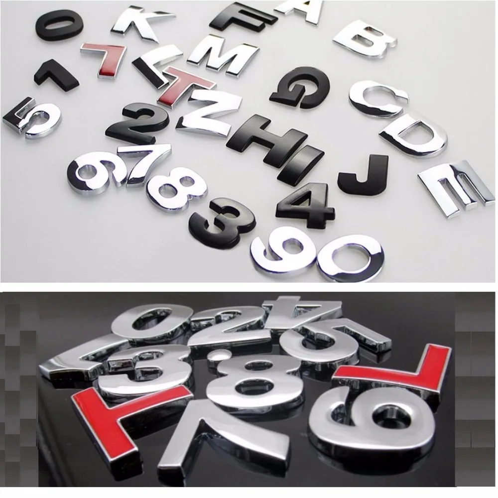 DIY Letters Words Number Free Combination Badges Emblems Sticker Decals Decoration for Audi Toyota Honda Volkswagen ETC
DIY Letters Words Number Free Combination Badges Emblems Sticker Decals Decoration for Audi Toyota Honda Volkswagen ETC