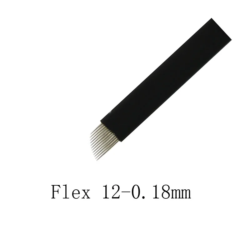 Flex 12 0.18mm Nano Blades Microblading Needles Permanent Makeup Eyebrow Tattoo Needle Blade Microblade 3D Embroidery
Flex 12 0.18mm Nano Blades Microblading Needles Permanent Makeup Eyebrow Tattoo Needle Blade Microblade 3D Embroidery