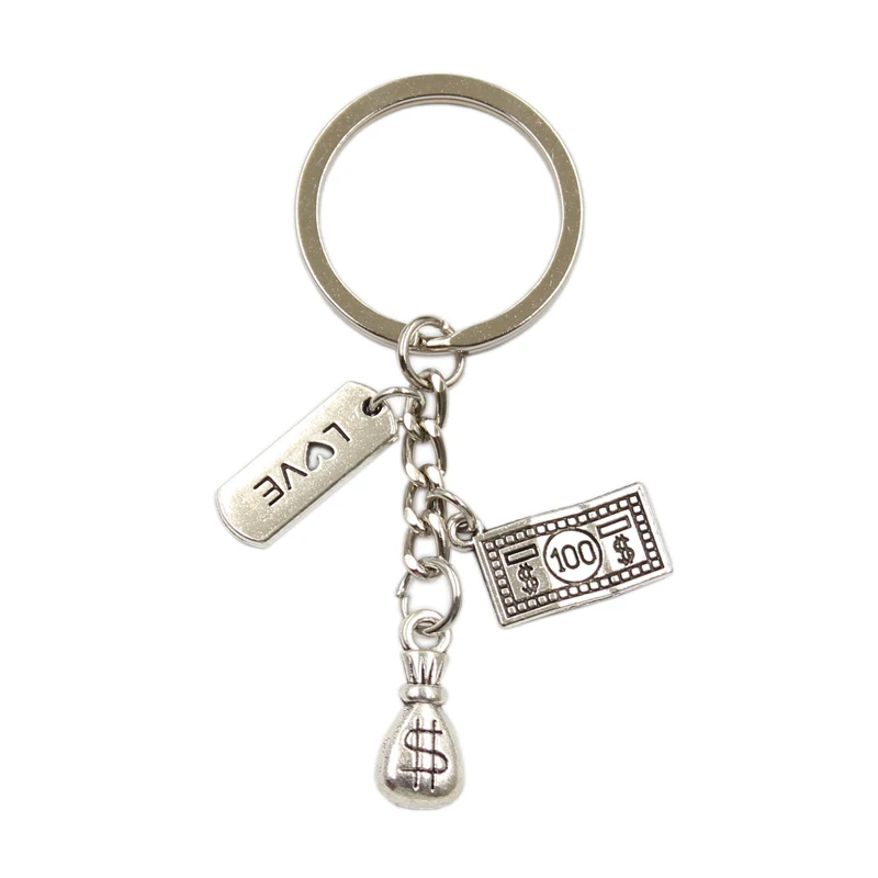 Dropshipping Dream Love money tree purse enough dollar forever Keychain Fashion Key Ring DIY metal holder chain Jewelry for Gift
Dropshipping Dream Love money tree purse enough dollar forever Keychain Fashion Key Ring DIY metal holder chain Jewelry for Gift