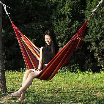 2 People Outdoor Canvas Camping Hammock Bend Wood Stick Steady Hamak Swing Canvas Stripe Hang Bed Hammock Blue Stripe/Red Stripe
2 People Outdoor Canvas Camping Hammock Bend Wood Stick Steady Hamak Swing Canvas Stripe Hang Bed Hammock Blue Stripe/Red Stripe