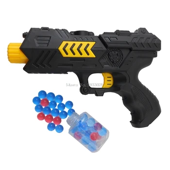 HBB 1Set Water Crystal Gun 2-in-1 Paintball Soft Bullet Toy