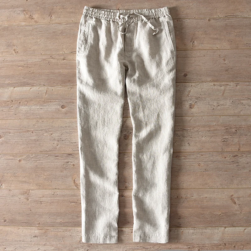 100% Linen pants men summer New pure flax mens pants solid trouser men fashion spring fall trousers male brand pantalon hombre
100% Linen pants men summer New pure flax mens pants solid trouser men fashion spring fall trousers male brand pantalon hombre