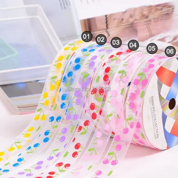 200yard/roll 11/2"38mm single face printed flower 6 color organza ribbon for christmas/wedding decoration cloth accessory
200yard/roll 11/2"38mm single face printed flower 6 color organza ribbon for christmas/wedding decoration cloth accessory