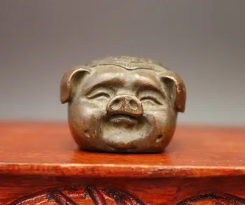 5 CM Pure red Copper China Zodiac Wealth Fengshui Animal Pig Hog lucky sculpture
5 CM Pure red Copper China Zodiac Wealth Fengshui Animal Pig Hog lucky sculpture