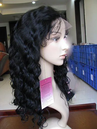 Cheapest, Human Hair Lace Front Wig, Deep Wave, #1 Jet Black, Brazilian Virgin Front Lace Wigs, Free Shipping
Cheapest, Human Hair Lace Front Wig, Deep Wave, #1 Jet Black, Brazilian Virgin Front Lace Wigs, Free Shipping