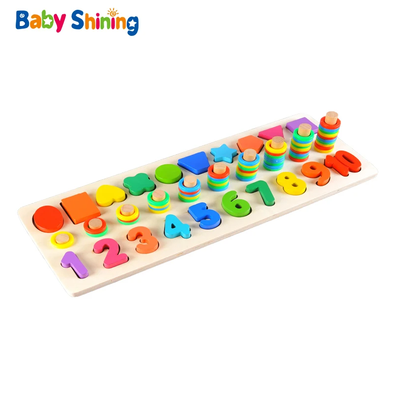 Baby Shining Wooden Toys Learning Toys 3 in 1 Puzzle Digital Shape Rings Mach Toy Pairing Preschool Education Baby Gift
Baby Shining Wooden Toys Learning Toys 3 in 1 Puzzle Digital Shape Rings Mach Toy Pairing Preschool Education Baby Gift