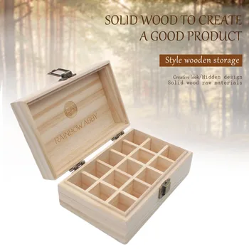 3/4/6/9/12/15 Grids Wooden Essential Oil Natural Pine Wood Aromatherapy Boxes 5-15ml For Home Decor Handmade Crafts
3/4/6/9/12/15 Grids Wooden Essential Oil Natural Pine Wood Aromatherapy Boxes 5-15ml For Home Decor Handmade Crafts