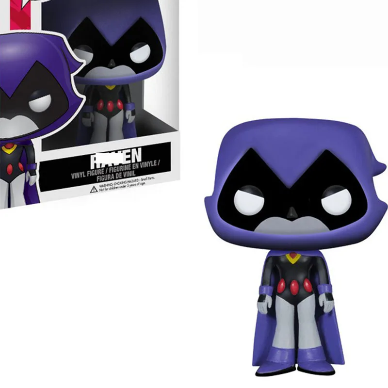 FUNKO POP Hot Teen Titans Go Raven Figure Toy Raven Vinyl Doll Collection Action Figure Toy Car Decoration Model Toys
FUNKO POP Hot Teen Titans Go Raven Figure Toy Raven Vinyl Doll Collection Action Figure Toy Car Decoration Model Toys