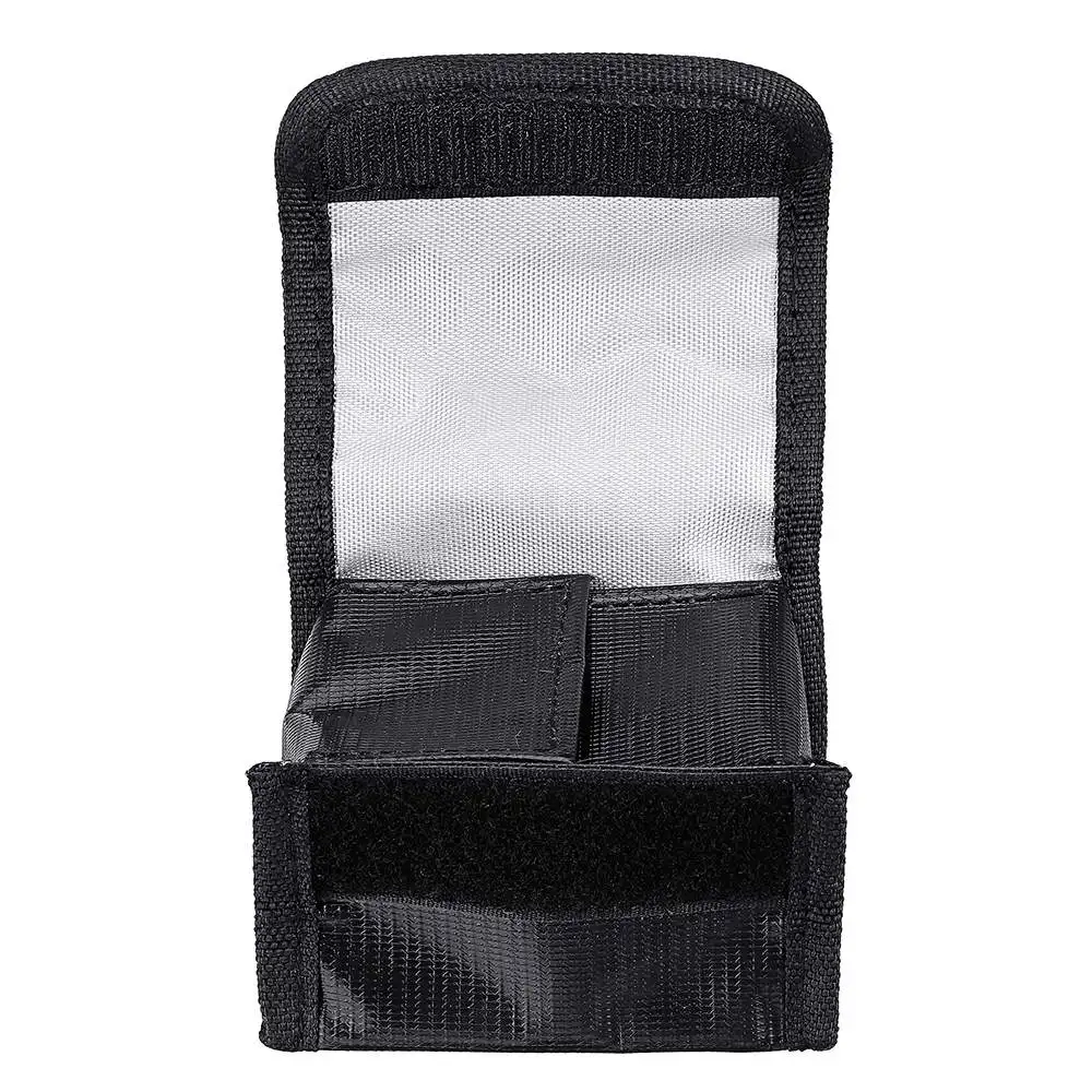 URUAV Retardant Black Lipo Battery proof Bag Explosion Proof Safety Bag for RC Battery RC Models Spare Part DIY 100X80X50mm 37g URUAV Retardant Black Lipo Battery proof Bag Explosion Proof Safety Bag for RC Battery RC Models Spare Part DIY 100X80X50mm 37g