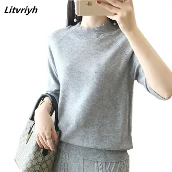 Litvriyh new women pullovers women sweater and pullovers half high neck cashmere sweaters female knitted spring autumn clothing
Litvriyh new women pullovers women sweater and pullovers half high neck cashmere sweaters female knitted spring autumn clothing