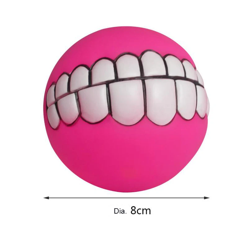 Dog Toys Squeaky Chewing Toy Pets Dog Ball Puppy Sound Laughing Out The Teeth Random Color 1 pc
Dog Toys Squeaky Chewing Toy Pets Dog Ball Puppy Sound Laughing Out The Teeth Random Color 1 pc