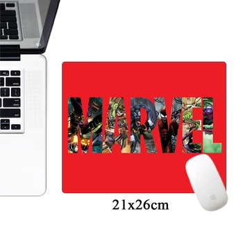 Small Size Marvel Comics logo Mouse pad 21x26cm Anime Iron Man Computer Gaming Mousepad Rubber Locking Edge Laptop Desk mat
Small Size Marvel Comics logo Mouse pad 21x26cm Anime Iron Man Computer Gaming Mousepad Rubber Locking Edge Laptop Desk mat