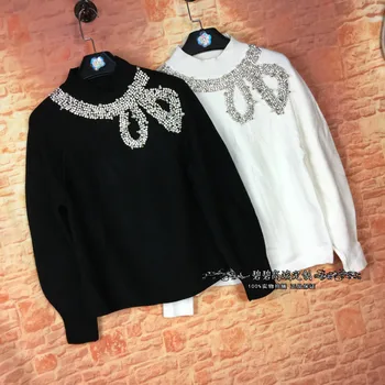 Pull Promotion Sale Full 2018 Autumn And Winter Wool Sweater Dingzhu Diamonds Set Large Size Sleeves High Collar Lantern Women
Pull Promotion Sale Full 2018 Autumn And Winter Wool Sweater Dingzhu Diamonds Set Large Size Sleeves High Collar Lantern Women